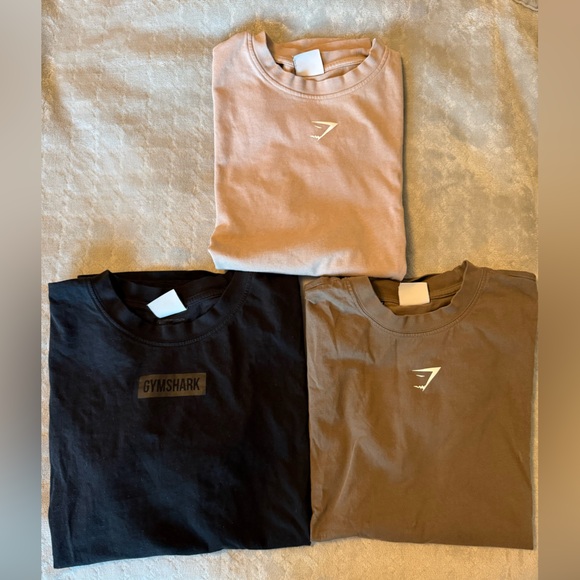 Gymshark Crew Tee Trio - Oversized Fit - Picture 2 of 9